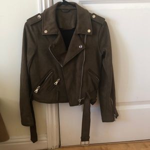 NWOT FAUX Suede Jacket